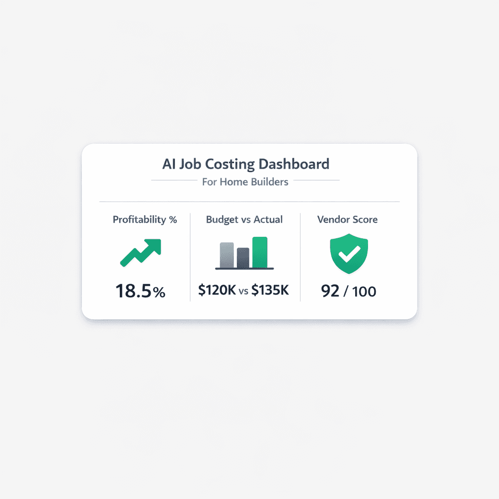 AI job costing construction software — Foreman profitability reports and vendor scorecards for builders